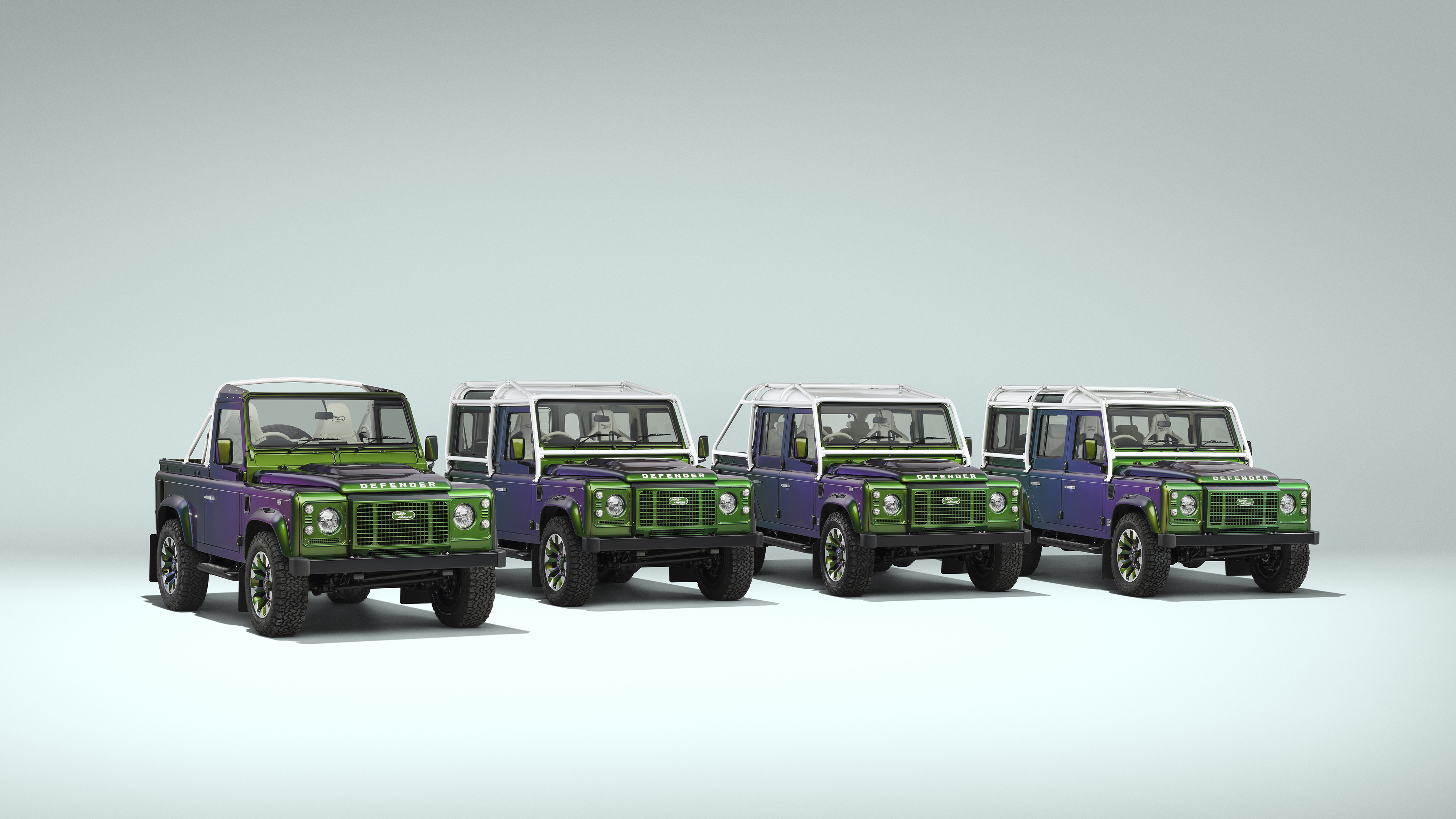 Land Rover Classic 推出獨特變色漆 Defender 110 雙廂皮卡