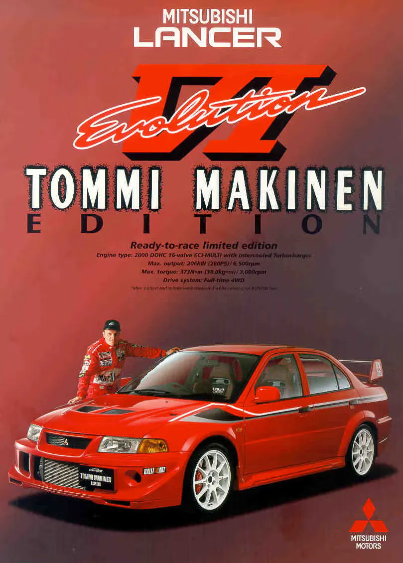 三菱 Lancer Evo VI Tommi Mäkinen 特仕版：狂野駕馭體驗與進口新契機
