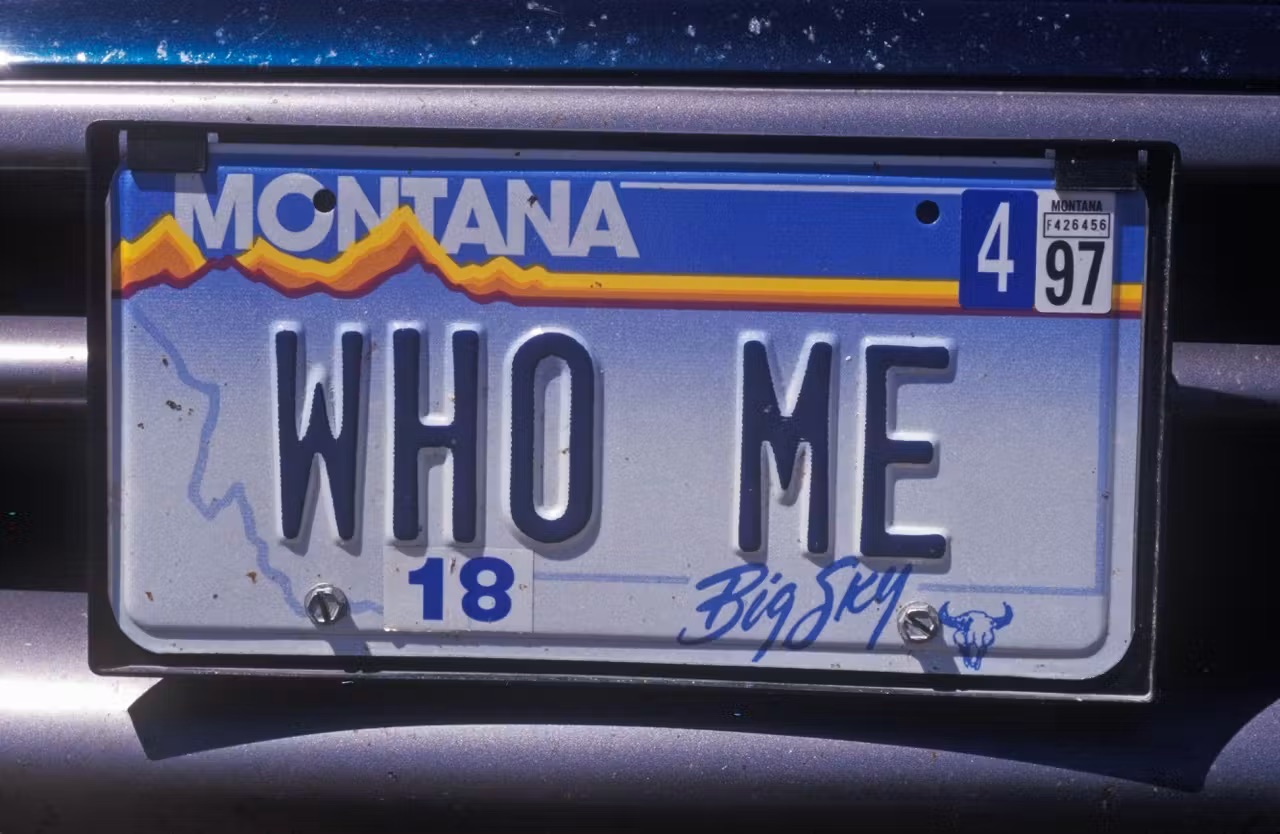 Montana License plate