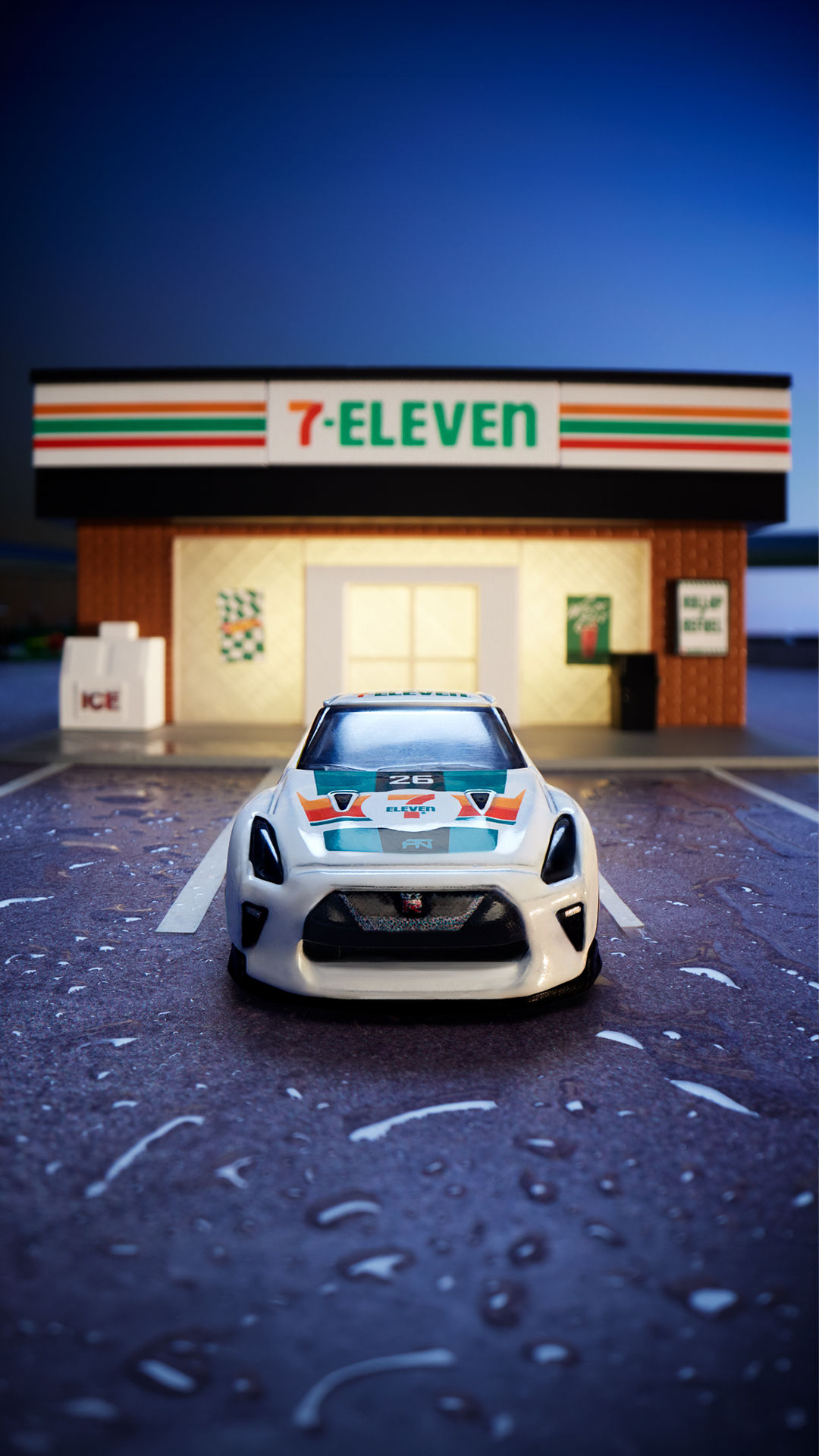 Hot Wheels 與 7-Eleven 聯名推出 1:64 比例 Nissan GT-R 限量模型