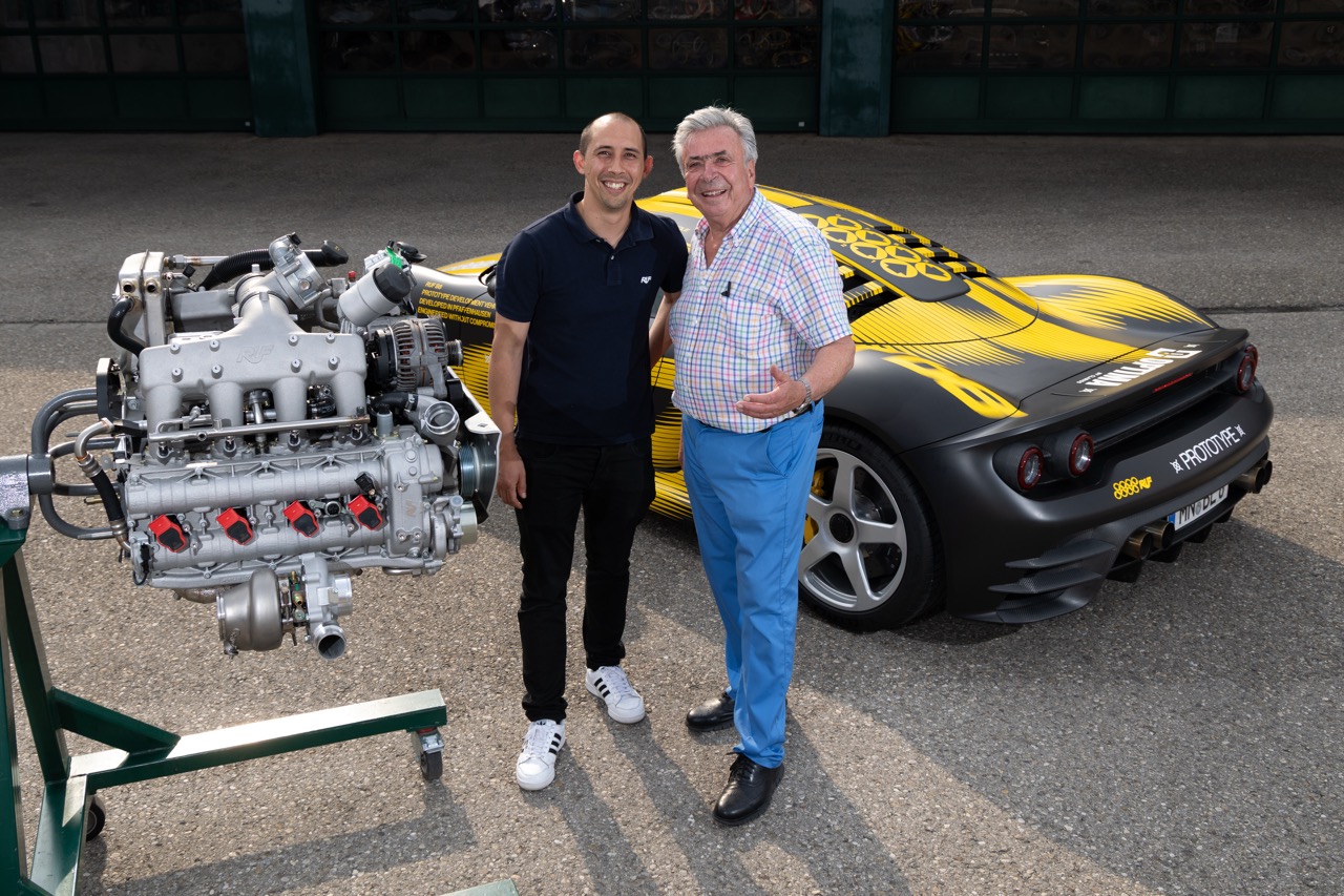 Alois Ruf, Marc Brunner RUF B8 engine