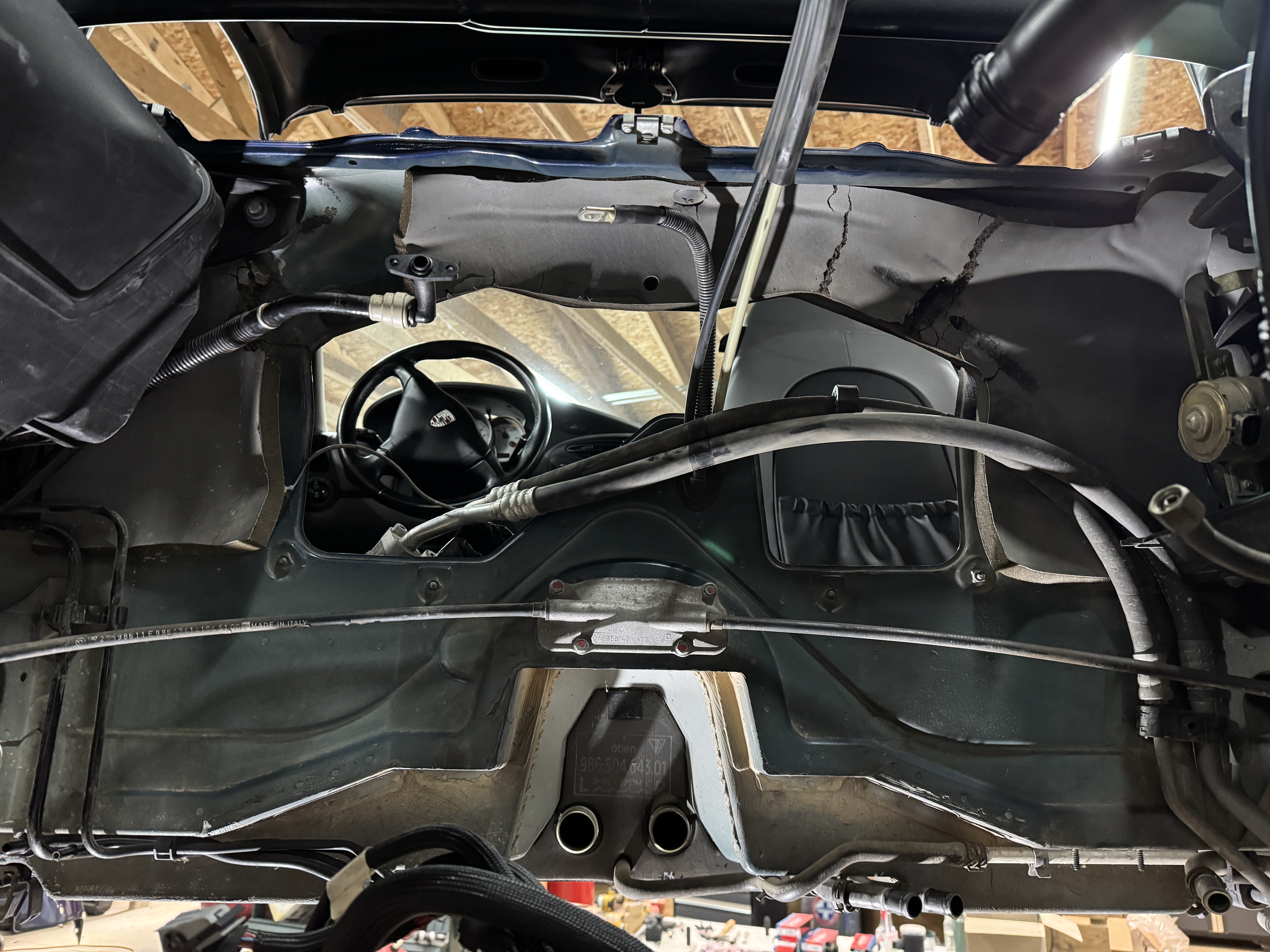 Boxster engine view