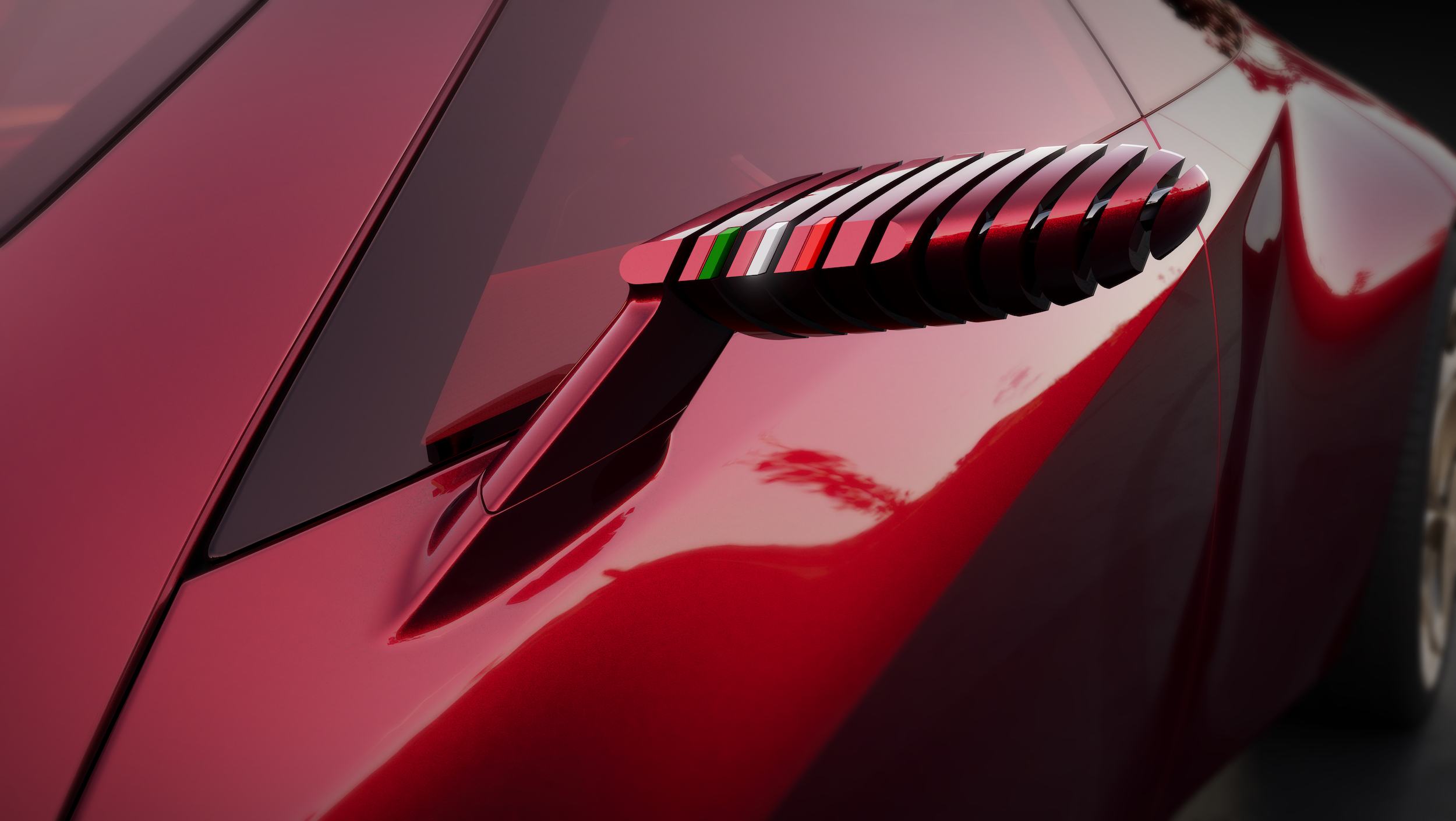 Alfo Romeo Cuorerosso concept side mirror